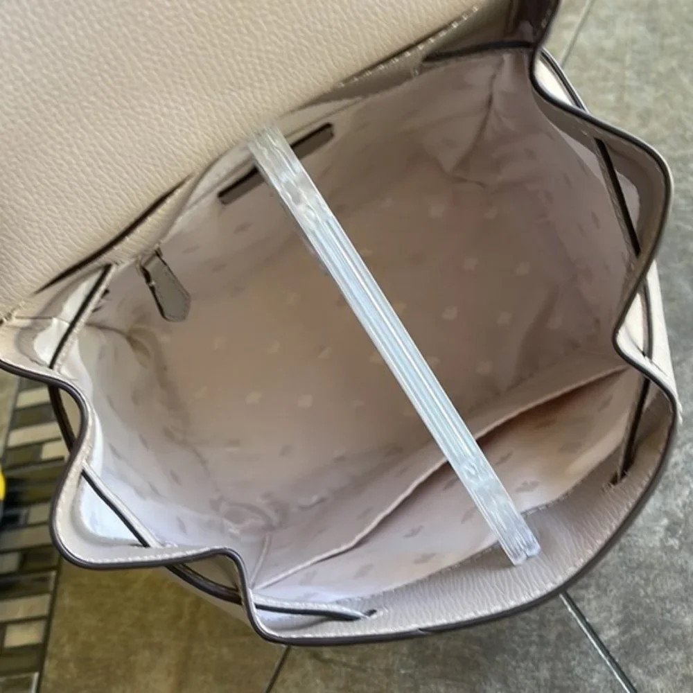 Kate Spade Darcy Flap Backpack Warm Taupe - Picture 6 of 16